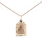 Gold Body Icon: Saint Martyr Catherine. 585 (14kt) Rose Gold