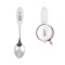 Hypoallergenic 925 Silver Teaspoon Libra Zodiac