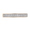 Pave Diamond Wedding Ring in Rose Gold. View 2