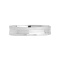 Retro-Futuristic Guilloche Wedding Band-14kt White Gold. Vew 2