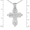 Silver Cross Pendant 'Christ's Passions'. View 3
