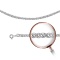 Nonna-link Solid Chain, Width 2.2mm. Hypoallergenic Certified 925 Silver, Rhodium