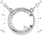 Celestial Motif Diamond Necklace in White Gold. Adjustable, 45cm - 50cm. 14kt (585) White Gold. View 2