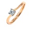'A Promise of Love' Diamond Engagement Ring. Hypoallergenic Cadmium-free 585 (14K) Rose Gold