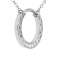Ancient Rome-inspired Diamond White Gold Necklace. Adjustable 45cm to 50cm. 14kt (585) White Gold. View 3