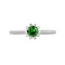 Emerald and Diamond Starburst Ring. View 2