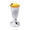 Vodka Silver Stem Shot Glass with Matte Finish. Hypoallergenic 925 Silver, 999 Gold Plating
