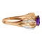 Sultry Amethyst and 45 Diamonds Ring in Brooklyn - Angle 3