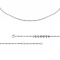 Adjustable Ball-link Chain, Width 1.1mm. 925 Silver, Rhodium Finish