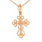 Orthodox Openwork Crucifix Pendant. View 4
