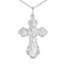 5 Holy Images Orthodox Silver Cross. Religious Symbolism in Orthodoxy