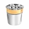 Whisky Silver Tumbler. Hypoallergenic 925 Silver, 999 Gold Plating