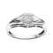 Spotlight Diamond Ring in White Gold - Angle 3