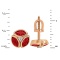 Dimensions of Marquise-shaped Ruby and Round Diamond Ear Studs