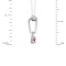 Princess-cut Ruby Pendant. View 3