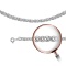 Nonna-link Solid Chain, Width 3.2mm. Hypoallergenic Certified 925 Silver, Rhodium