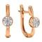 Diamond Leverback Earrings on Sale