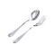 English Style Silver Dinner Spoon and Fork. Hypoallergenic Antimicrobial 830/999 Silver