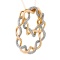 Pendant Artistically Woven from Gold and Diamonds - Angle 2