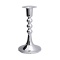 French-style Sterling Silver Candlestick. 925 Silver, 999 Silver Coating