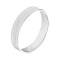 Retro-Futuristic Guilloche Wedding Band 4mm Wide. Certified 585 (14kt) White Gold, Rhodium Finish