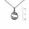 Pisces Zodiac Sterling Silver Pendant. Pisces Zodiac: February 19 - March 20