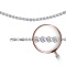 Love-link Solid Chain, Width 2.6mm. Hypoallergenic Certified 925 Silver, Rhodium