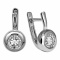 Diamond Persimmon-inspired Earrings in White Gold. Tested 585 (14K) White Gold, Rhodium Finish