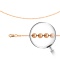 Ball-link Chain, Width 1.0mm. Diamond-cut Solid 585 (14kt) Rose Gold