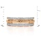 Diamond Trendsetting Ring. Hypoallergenic Cadmium-free 585 (14K) Rose Gold. View 2