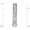 Height of 20 Diamonds Half-Eternity Huggie Earrings.