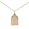 'The Holy Apostle and Evangelist John' Pendant. 585 (14kt) Rose Gold. View 2