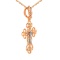 Orthodox Openwork Crucifix Pendant. View 2