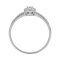 Engagement Ring Featuring 45 Diamonds - Angle 4