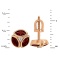 Dimensions of Marquise-shaped Garnet and Round Diamond Ear Studs