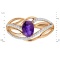 Sultry Amethyst and 45 Diamonds Ring in Brooklyn - Angle 2