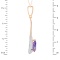 Amethyst Pendant Height. View 3