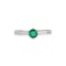Emerald Anniversary Ring. View 2