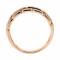 Diamond Trendsetting Ring. Hypoallergenic Cadmium-free 585 (14K) Rose Gold. View 4