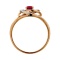 "Fantasy" Ruby and Diamond Ring - Angle 4