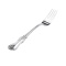 French Style Silver Fork for Fish and Seafood. Hypoallergenic Antimicrobial 830/999 Silver