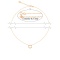 Celestial Motif Diamond Necklace in Rose Gold. Adjustable, 45cm - 50cm. 14kt (585) Rose Gold