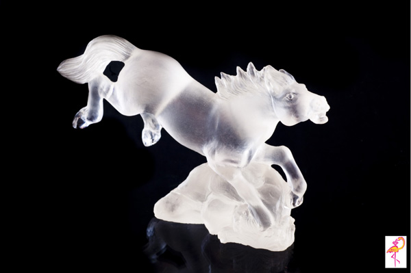 Quartz horse from the Carving Museum of the Golden Flamingo Jewelers Quartz horse from the Carving Museum of the Golden Flamingo Jewelers