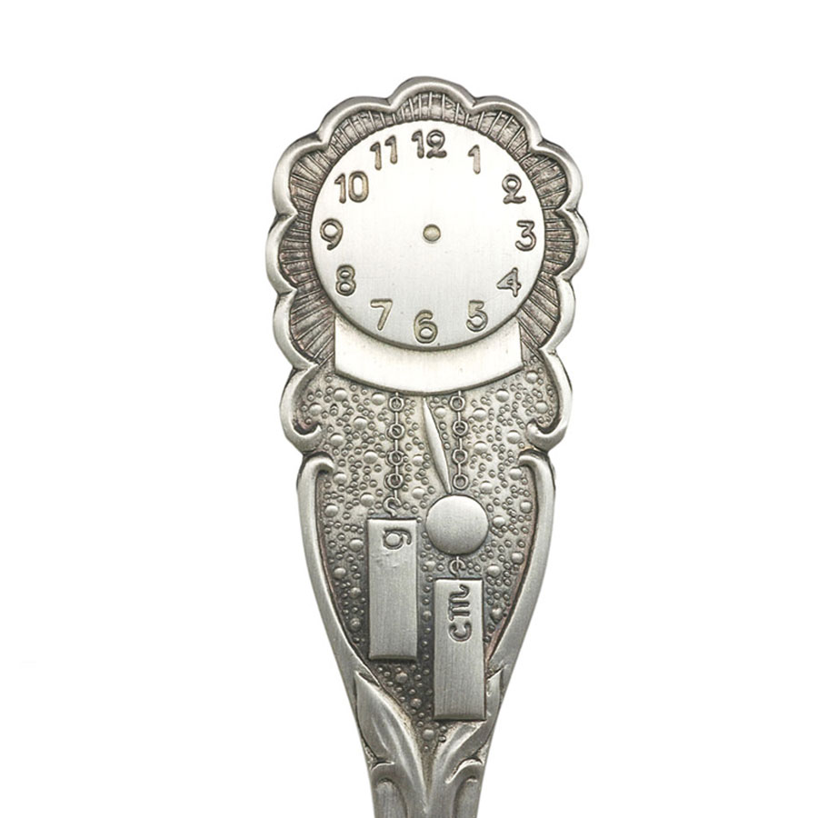 Baby Silver Spoons and Baby Silver Cups | Silver baby spoon Wall Clock ...
