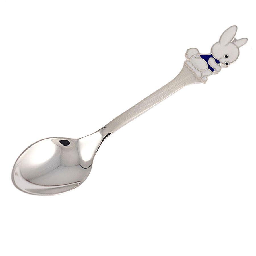 Baby Silver Spoons and Baby Silver Cups Silver baby spoon Bunny male
