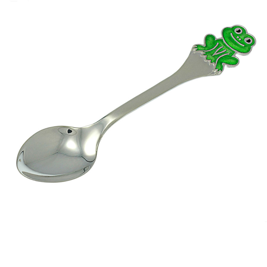 Baby Silver Spoons and Baby Silver Cups Silver baby spoon Kermit