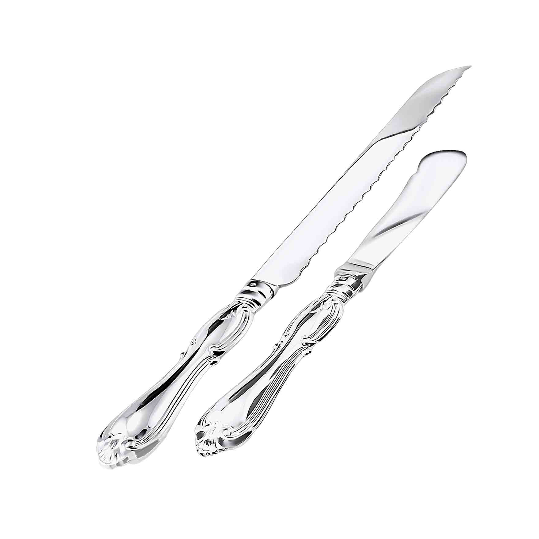 Silver bread and butter knife Golden Flamingo