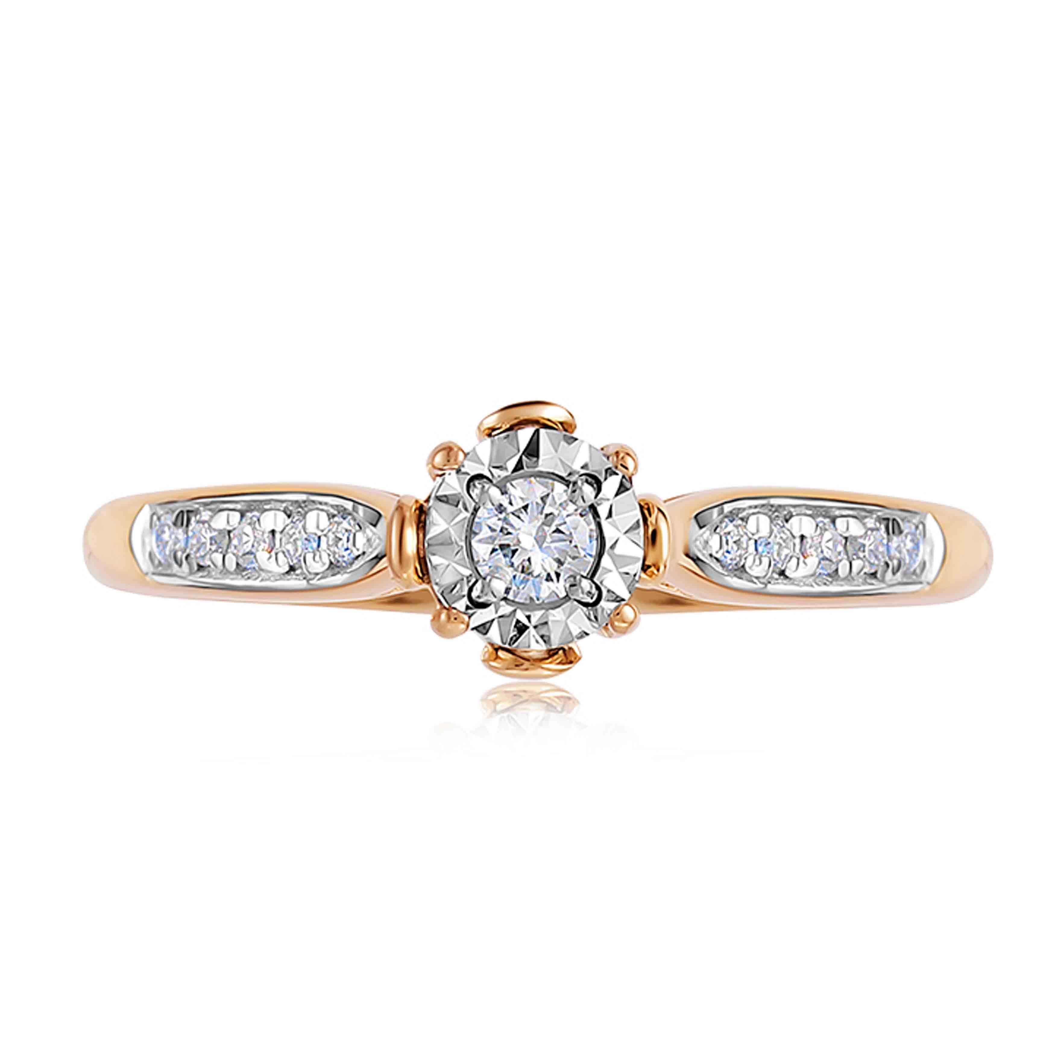 Coast LC5250 RG  Rose Gold modern diamond engagement ring setting -  Freedman Jewelers