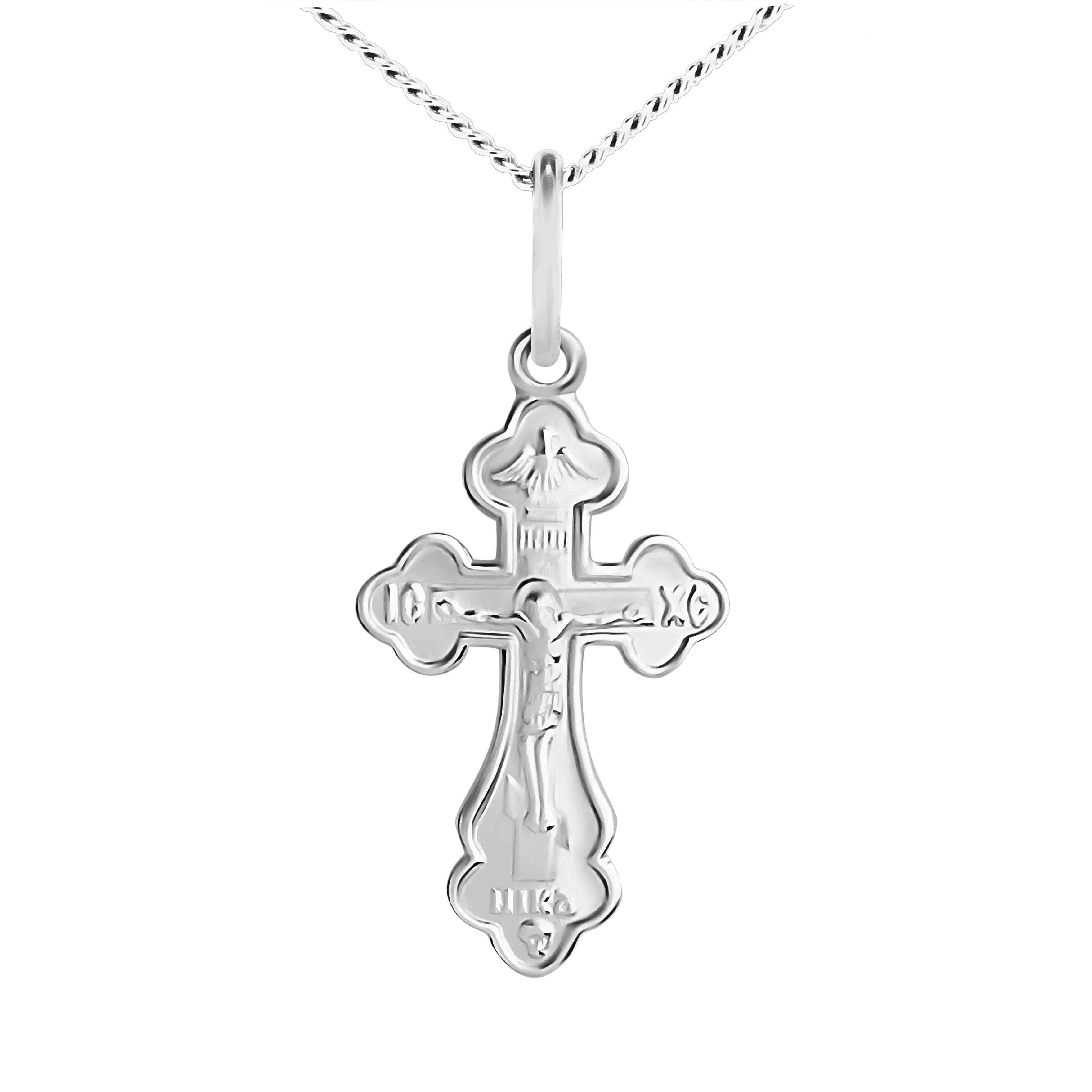 Christening Cross 14k Gold (STX-05) | ELEFTHERIOU EL Greek Jewelry