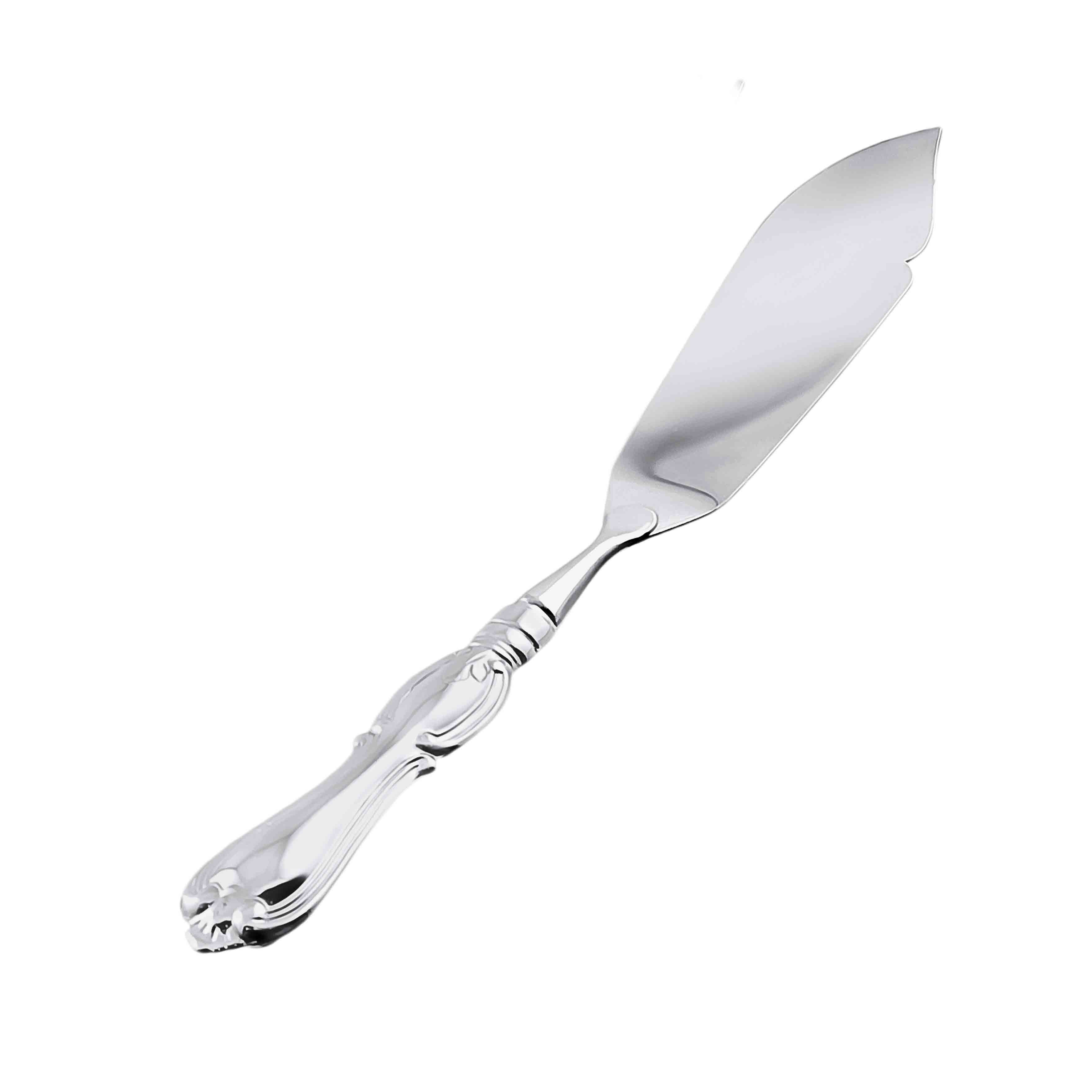 Silver Serveware. Hypoallergenic 830/999 Silver, Stainless Steel. Master  Serving Knife for Fish and Soft Meals
